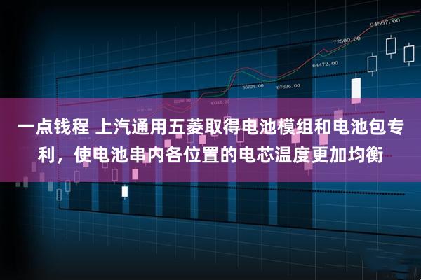 一点钱程 上汽通用五菱取得电池模组和电池包专利，使电池串内各位置的电芯温度更加均衡
